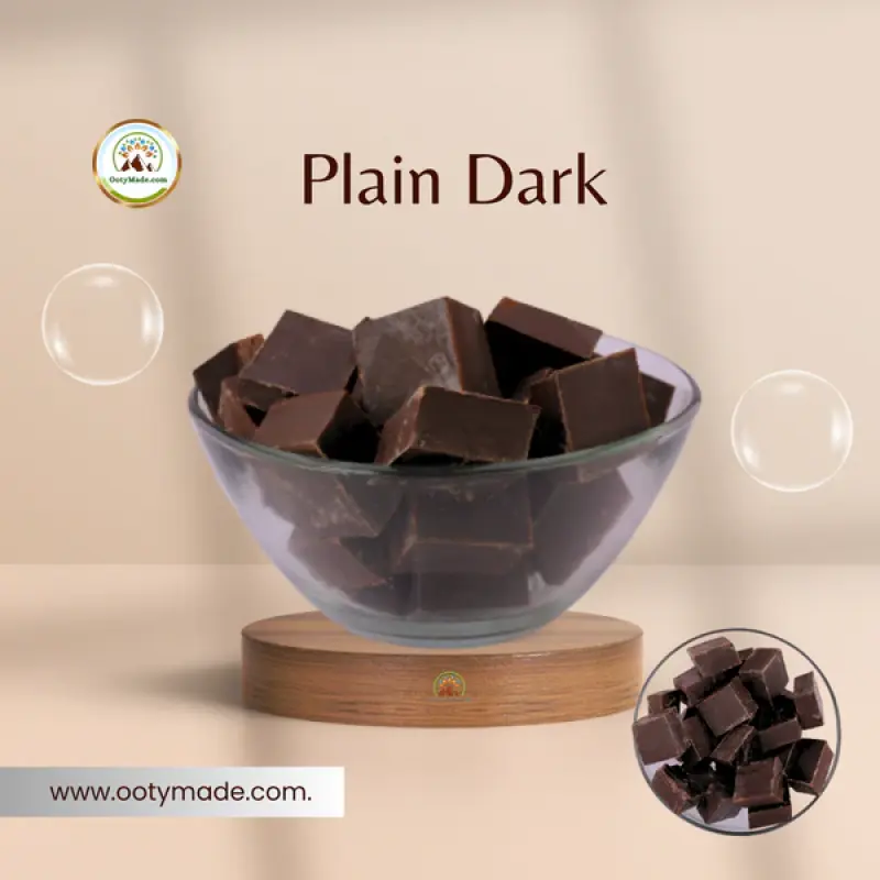 Ooty Homemade Dark Chocolates - Best Healthy, Sugarless- Plain Chocolate Bars Online