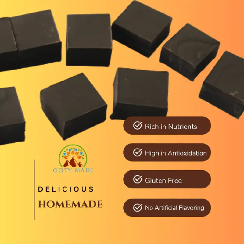 Ooty Homemade Dark Chocolates - Best Healthy, Sugarless- Plain Chocolate Bars Online