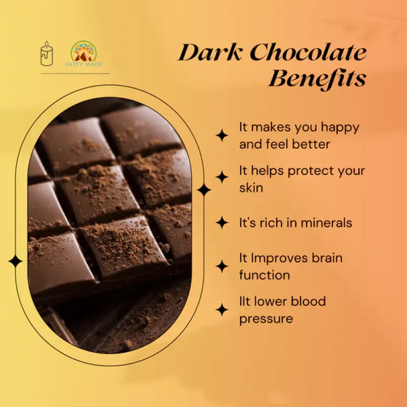 Ooty Homemade Dark Chocolates - Best Healthy, Sugarless- Plain Chocolate Bars Online