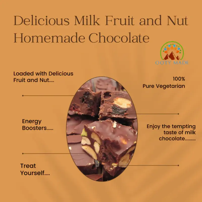 Milk Fruit and Nut Chocolates - Delicious Homemade Treats from Ooty Chocolate Factory