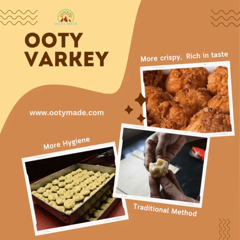 Ooty Varkey-Big 500 G- Original Ooty Varkey from Ooty Varkey Bakery, Perfect Tea Time Snacks Online
