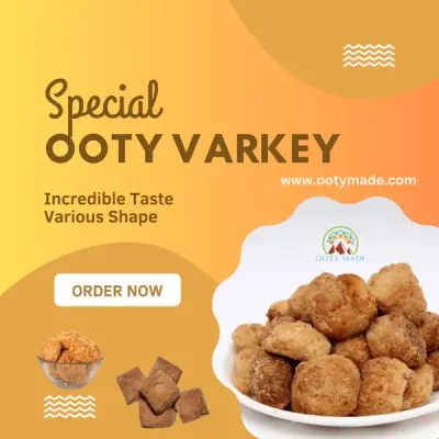 Ooty Varkey-Big 500 G- Original Ooty Varkey from Ooty Varkey Bakery, Perfect Tea Time Snacks Online