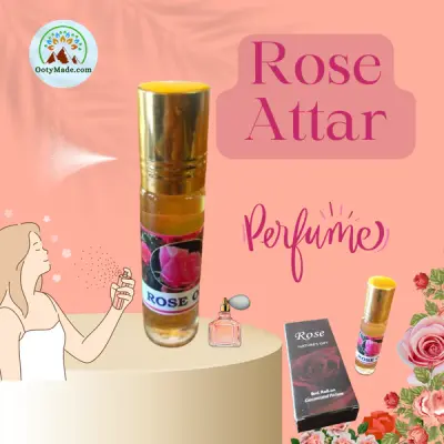 Rose Attar Perfume Roll On - Luxurious Scent in a Convenient Roll-On Bottle